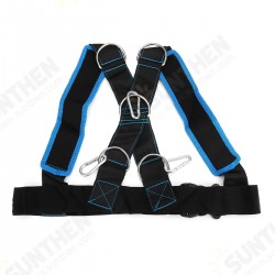 Outdoor Sports Fitness Sled Harness Strength Speed Training Strap Workout Pull Resistance Bands Belt