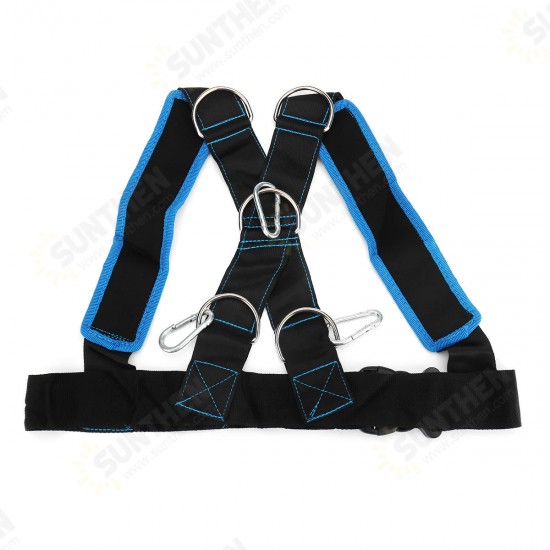 Outdoor Sports Fitness Sled Harness Strength Speed Training Strap Workout Pull Resistance Bands Belt