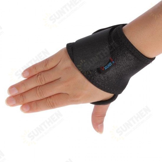 Sports Palm Wrist Strap Hand Wrap Glove Support Elastic Brace