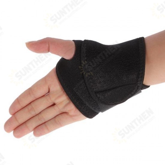 Sports Palm Wrist Strap Hand Wrap Glove Support Elastic Brace