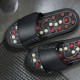 1 Pair Feet Massage Slippers Foot Reflexology Acupuncture Therapy Massager Walk Stone Shoes Acupuncture Cobblestone Massager