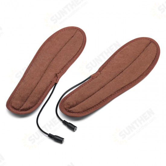 USB Electric Heating Insole Winter Warmer Shoe Feet Heater Breathable Washable Foot Pads