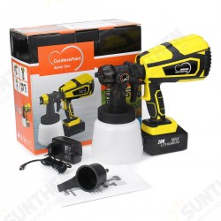 1000ML 600ml/min Multi-function Spray Guns Cordless Paint Spraying Machine Paint Sprayer 1000ML 600ml/min Multi-function Spray Guns Cordless Paint Spraying Machine Paint Sprayer