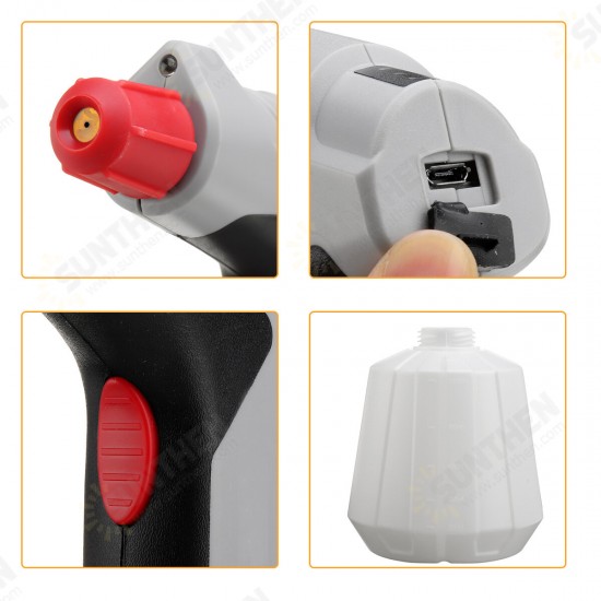 1000ml Electric Paint Sprayer Household Flower Grass Water Sprayer 2000mAh USB Rechargeable Sprayer