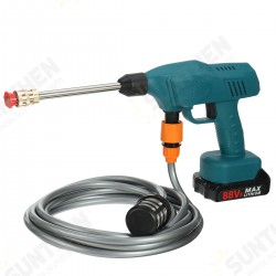 1200W 88VF Portable Cordless Car Washer High Pressure Car Household Washer Cleaner Guns Pumps Tool Fit Makita