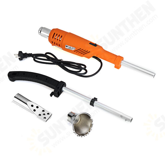 120V/230V 2000W Electric Weed Burner Killer Stick Hot Air Guns 2 Nozzles Lawn Garden Tool