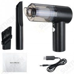 120W Cordless HandHeld Vacuum Cleaner Mini Portable Dust Cleaner for Car Office Home 8000Pa