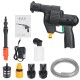 12V 200W 20Bar Cordless High Pressure Washer Water Spray Guns Car Washing Machine Cleaner W/ 1/2pcs Battery