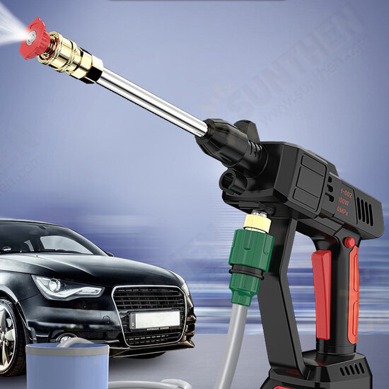 12V Cordless High Pressure Washer Car Washing Machine Sprayer Guns Water Cleaner W/ 1/2pcs Battery