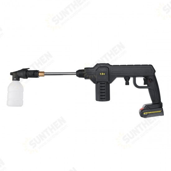 12V High Pressure Cordless Car Washer Washing Spray Guns Water Cleaner With 1/2pcs Battery