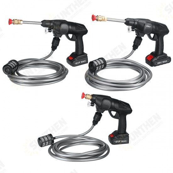 12V/16V/25V Car High Pressure Washer Car Washine Machine Water Cleaning Spray Guns W/ Cigarettes Lighter or Battery