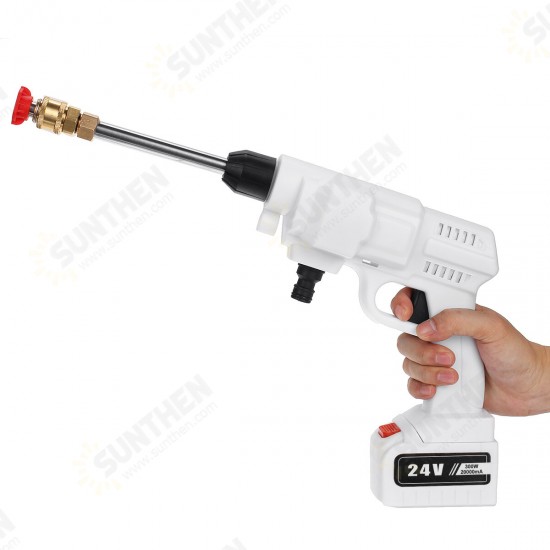 12V/24V High Pressure Washer Guns Wireless Car Washing Machine W/ Lithium Battery