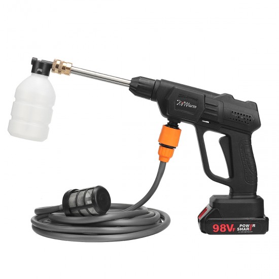 1500W 65Bar Wireless High Pressure Car Washer Water Spray Guns Portable Cleaner