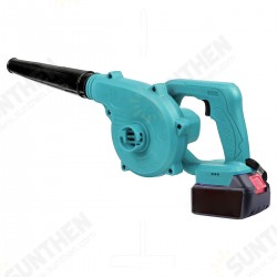 1600W 2 In 1 Cordless Electric Air Blower Dust Leaf Cleaner Vacuum Cleannig Blowing Tool W/ None/1/2 Battery 1600W 2 In 1 Cordless Electric Air Blower Dust Leaf Cleaner Vacuum Cleannig Blowing Tool W/ None/1/2 Battery