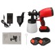 18V 800ML Electric Spray Guns Household Paint Sprayer W/ 1/2 Battery Regulation High Power Sprayer