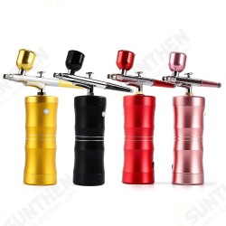 1PCS Black/Gold/Rose gold/Red Handheld Portable Electric High Pressure Nano Household Spray Water Spray Gun 0.3 Mm Mini Air Compressor Kit Air Brush Paint Spray Gun 1PCS Black/Gold/Rose gold/Red Handheld Portable Electric High Pressure Nano Household Spray Water Spray Gun 0.3 Mm Mini Air Compressor Kit Air Brush Paint Spray Gun