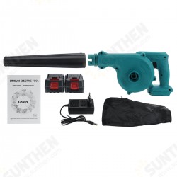 2 IN 1 Cordless Electric Air Blower & Suction Handheld Leaf Computer Dust Collector Cleaner Power Tool For Makita 18V Battery 2 IN 1 Cordless Electric Air Blower & Suction Handheld Leaf Computer Dust Collector Cleaner Power Tool For Makita 18V Battery