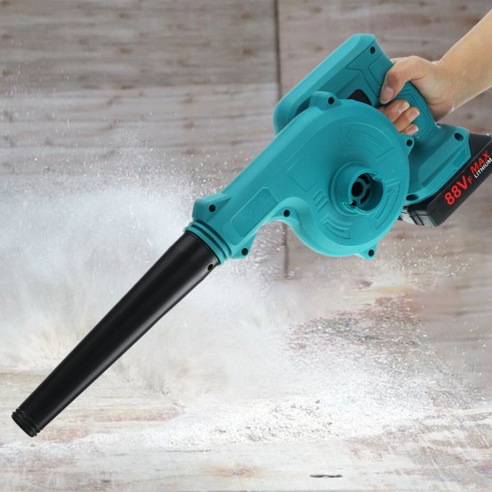 2 IN 1 Cordless Electric Air Blower & Suction Handheld Leaf Computer Dust Collector Cleaner Power Tool For Makita 18V Battery