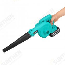2 in 1 Cordless Rechargeable Air Blower Garden Leaf Blower Portable Electric Vacuum Snow Dust Cleaner W/ 1/2pcs Battery 2 in 1 Cordless Rechargeable Air Blower Garden Leaf Blower Portable Electric Vacuum Snow Dust Cleaner W/ 1/2pcs Battery