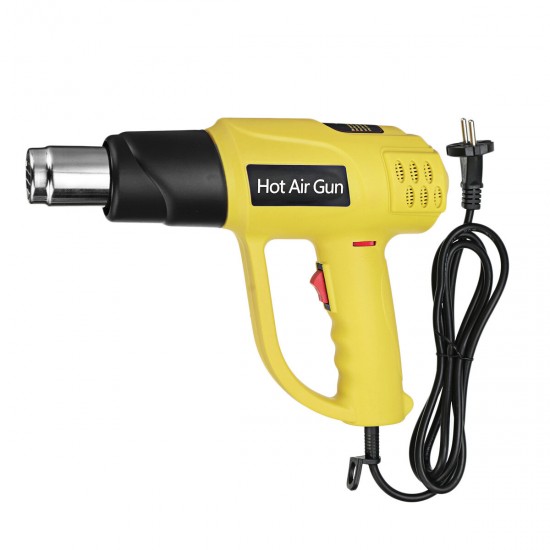 2000W Hot Air Heat Display Hot Air Gun Kit Electric Heat Guns With 4 Nozzles Stepless Speed Regulated