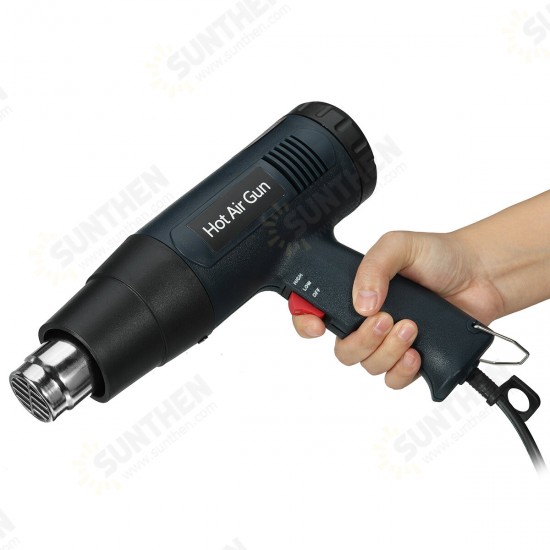 2000W Hot Air Heate LCD Temperature Display Hot Air Gun Kit Electric Heat Guns With 4 Nozzles