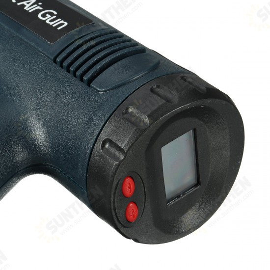 2000W Hot Air Heate LCD Temperature Display Hot Air Gun Kit Electric Heat Guns With 4 Nozzles