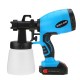 2000mAh Portable Electric Paint Sprayer Wireless Handheld Spray Guns Home Indoor Fence Painting Tool For Disinfection Atomization Painting