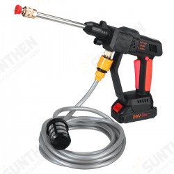200W Cordless High Pressure Spayer Guns portable Car Washer Vehicle Cleaning Tool W/ 1/2 Battery 200W Cordless High Pressure Spayer Guns portable Car Washer Vehicle Cleaning Tool W/ 1/2 Battery