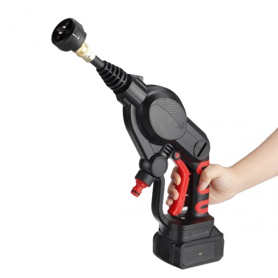 21V Multifunctional Cordless Pressure Cleaner Washer Sprayer Water Hose Nozzle Pump with Battery