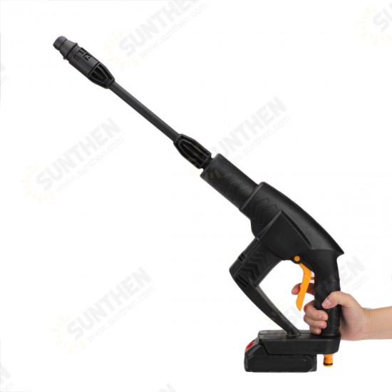 21V Portable High Pressure Washer Cordless Car Washing Guns Sprayer Water Cleaner W/ 12V/21V Battery