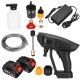 22000mah 388VF High-pressure Water Pump Car Waher Guns Portable Cordless Electric Sprayer Cleaner Tools Fit Makita