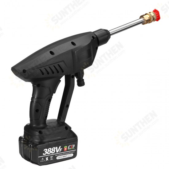 22000mah 388VF High-pressure Water Pump Car Waher Guns Portable Cordless Electric Sprayer Cleaner Tools Fit Makita