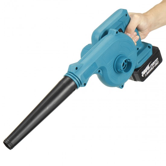 2200W 2-In-1 2.4Ah Home Car Electric Air Blower Vacuum Dust Sustion Collector Leaf Blower W/ None/1/2 24000mah Battery For Makita