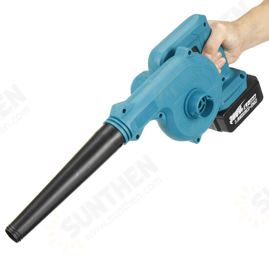 2200W 2-In-1 2.4Ah Home Car Electric Air Blower Vacuum Dust Sustion Collector Leaf Blower W/ None/1/2 24000mah Battery For Makita