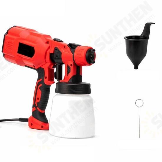 220V 550W High Power Home Electric Paint Sprayer Handheld Spraying Clean Tool 800ml