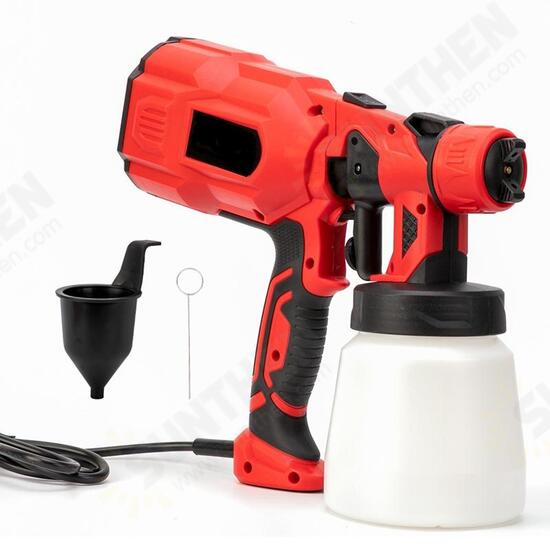 220V 550W High Power Home Electric Paint Sprayer Handheld Spraying Clean Tool 800ml