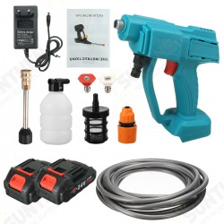 24/48V 550W Cordless Electric High Pressure Washer Car Washing Machine Spray Guns Lance Hose Set W/ 1/2 Battery 24/48V 550W Cordless Electric High Pressure Washer Car Washing Machine Spray Guns Lance Hose Set W/ 1/2 Battery