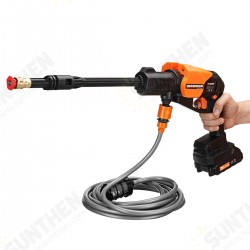 24V 300W Cordless High Pressure Washer 1000mAh Car Washing Machine Spray Guns Water Cleaner W/ Battery For Makita