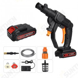 24V 507psi Wireless High Pressure Washer Cleaner Car Washing Machine Water Spray Guns W/ None/1/2 Battery 24V 507psi Wireless High Pressure Washer Cleaner Car Washing Machine Water Spray Guns W/ None/1/2 Battery