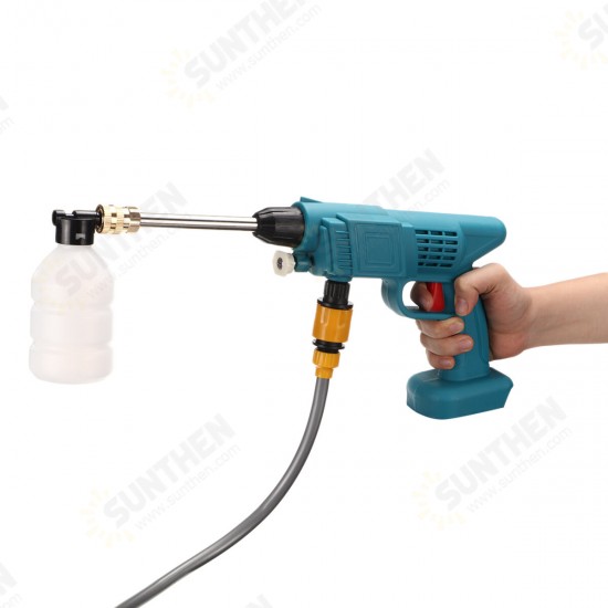 24V 600W Portable Cordless Car Washer High Pressure Car Household Washer Cleaner Spray Guns Pumps Tools Fit Makita Battery