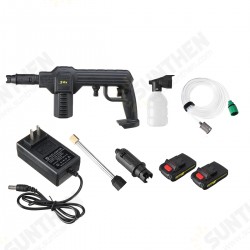 24V Cordless Power Washer Portable Li-ion Battery Washer Cleaner Pressure Washer Cleaner Electric Pressure Washer with Accessories Kit