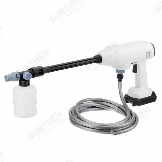 24V High Pressure Washing Machine Wireless Rechargeable Car Washer Spray Guns W/ 1/2pcs Battery