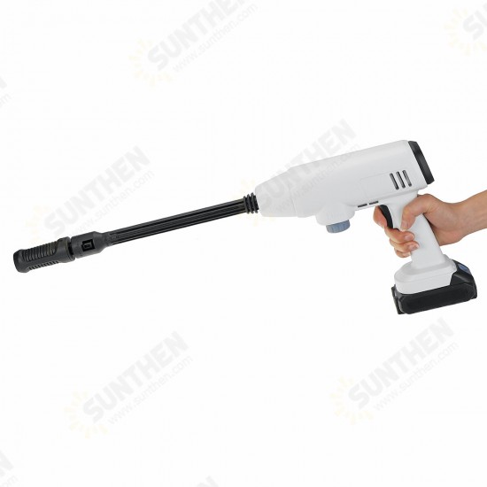 24V High Pressure Washing Machine Wireless Rechargeable Car Washer Spray Guns W/ 1/2pcs Battery 24V High Pressure Washing Machine Wireless Rechargeable Car Washer Spray Guns W/ 1/2pcs Battery