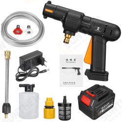 24V Wireless Car Waher 10000mAH With Battery Indicator Electric High Pressure Washer Car Washing Machine Foam Spray Guns w/ Battery 24V Wireless Car Waher 10000mAH With Battery Indicator Electric High Pressure Washer Car Washing Machine Foam Spray Guns w/ Battery