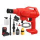 300W High Pressure Washer Electric Car Washing Pump Car Cleaning Machine Water Spray Guns W/ 1/2 Battery