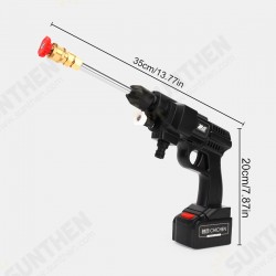 300W/500W High Power Car Washing Guns Wireless Rechargeable Car Washer High-pressure Water Pump W/ 1pc Battery UK Plug 300W/500W High Power Car Washing Guns Wireless Rechargeable Car Washer High-pressure Water Pump W/ 1pc Battery UK Plug