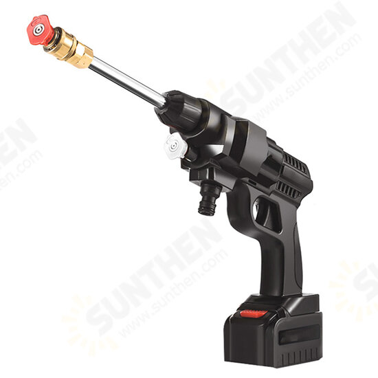 300W/500W High Power Car Washing Guns Wireless Rechargeable Car Washer High-pressure Water Pump W/ 1pc Battery US Plug 300W/500W High Power Car Washing Guns Wireless Rechargeable Car Washer High-pressure Water Pump W/ 1pc Battery US Plug