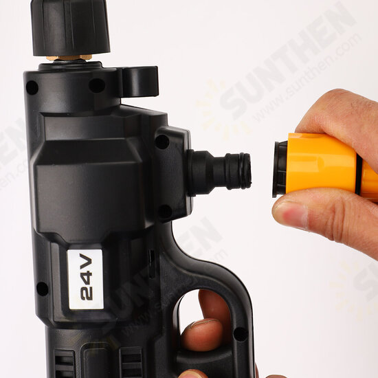 300W/500W High Power Car Washing Guns Wireless Rechargeable Car Washer High-pressure Water Pump W/ 1pc Battery US Plug