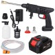 36V High Pressure Washer Cleaner Pumps Electric Cordless Car Washing Guns Water Hose Cleaning W/ 1/2pcs Battery