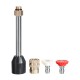 3L/Min 2000mAh High Pressure Washer Car Washing Machine Water Spray Guns Nozzle Wand Attachment Home W/ Battery